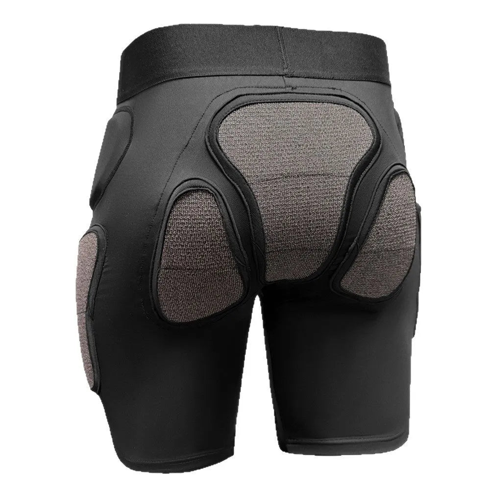 X-ray diffraction skiing hip pad and knee pad protective gear set for inner wear.