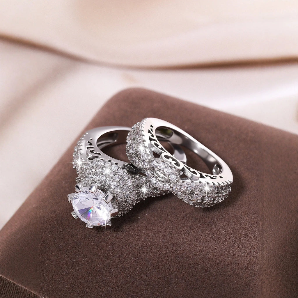 Alloy fashion ring for women with polished finish in Style1 option