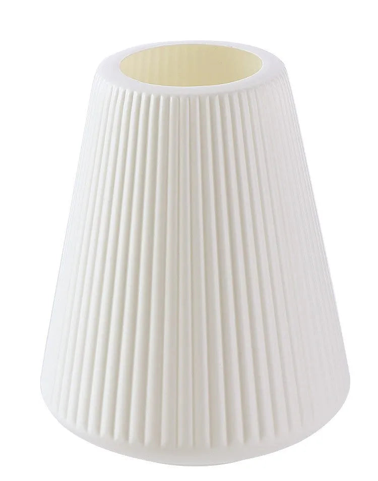 Melamine plastic decorative flower vase in white, pink, green, or blue colour options