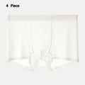 Men's ultra-thin ice silk boxer briefs in seamless design on a white background.