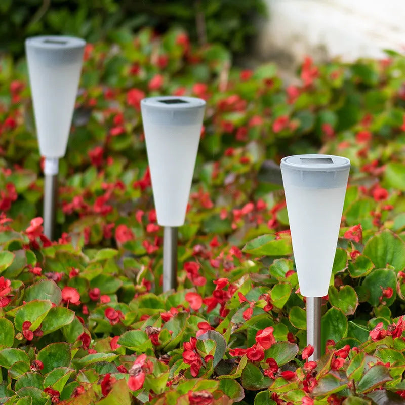 Solar landscape decorative lantern as outdoor garden light in single pack street light style