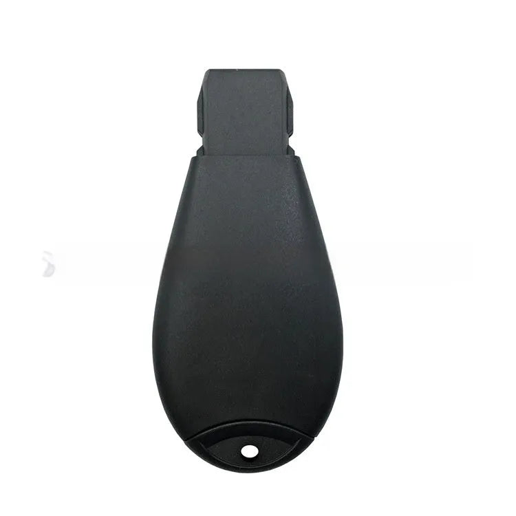 Chrysler Dodge smart key replacement shell in ABS brass and nylon, dimensions 85mm by 42mm by 15mm.