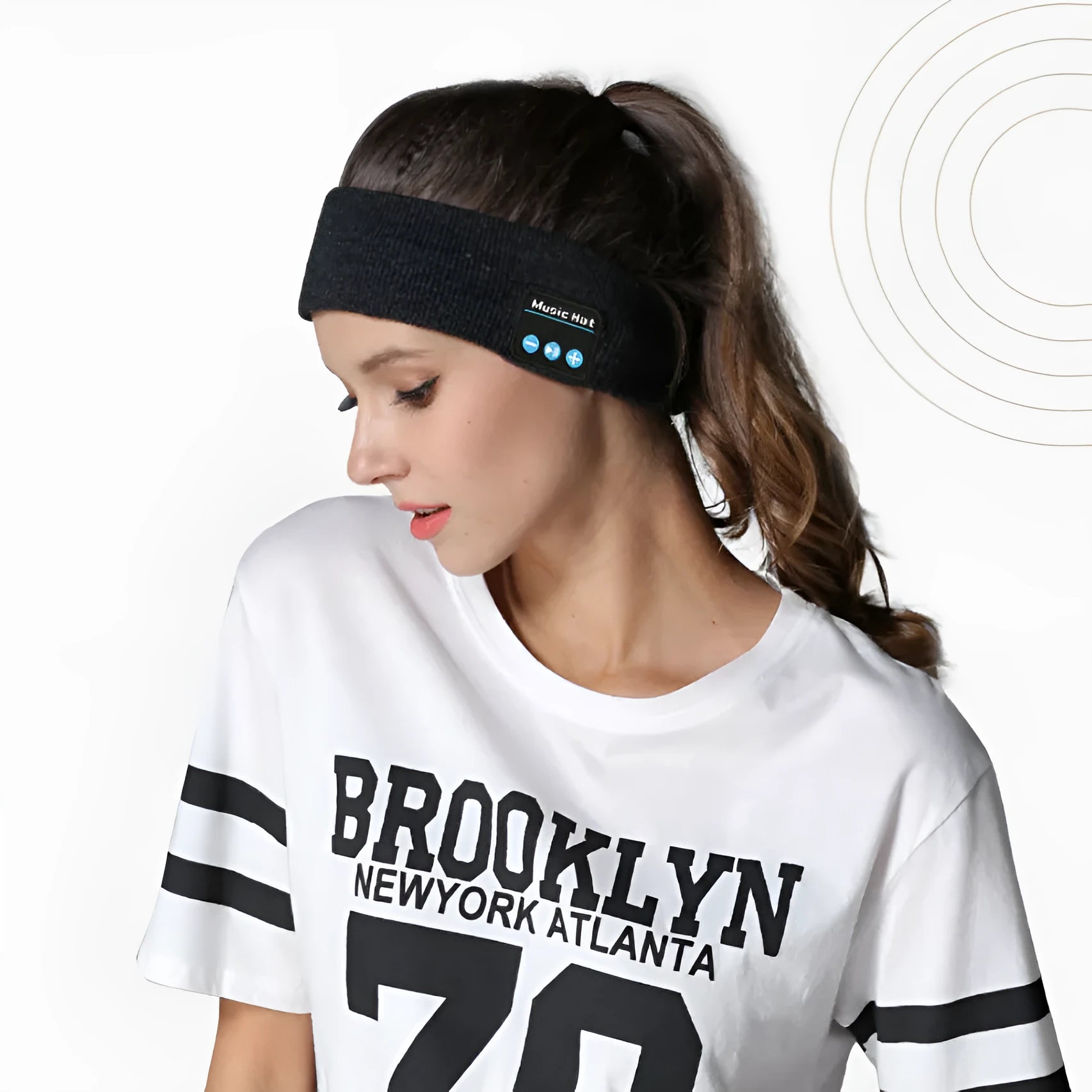 Bluetooth 5.4 audio eye mask with removable washable headband in black, dark grey, and grey-white.