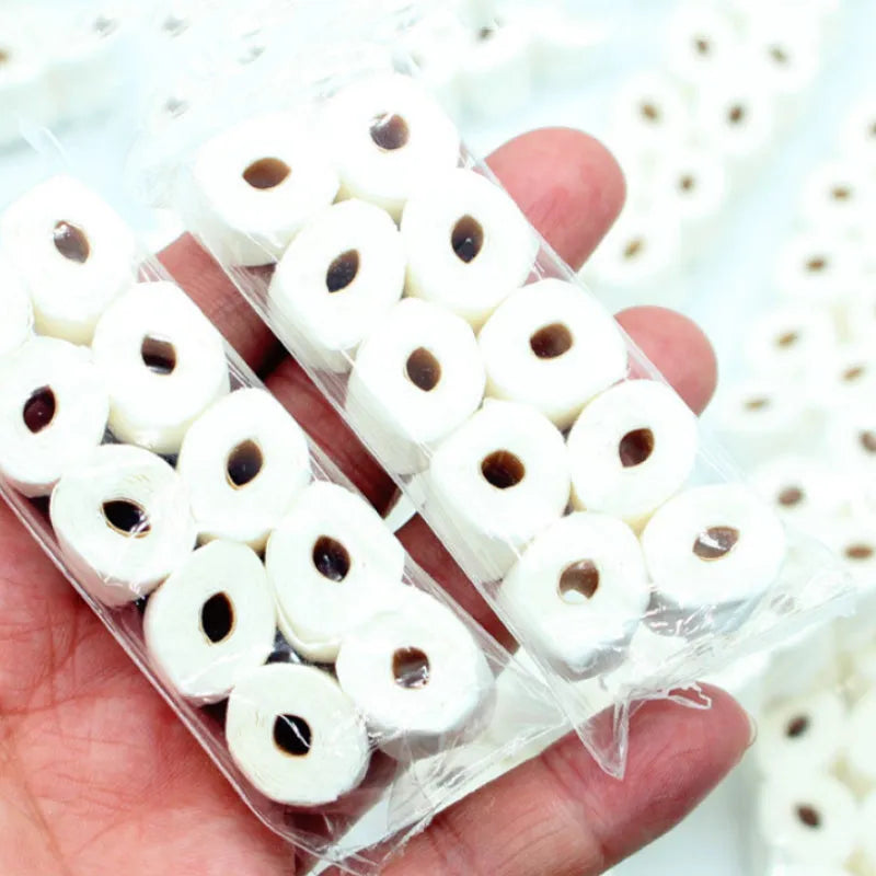 Simulated paper tissue roll model 30x15x80mm for children's dollhouse and role-play
