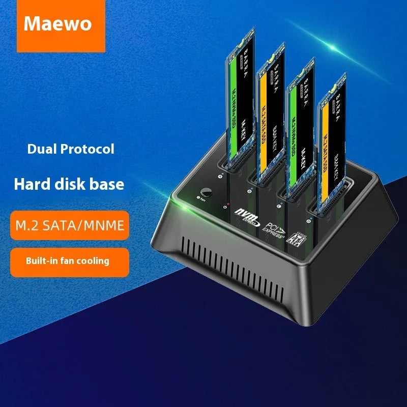 M.2 dual protocol SSD enclosure in aluminium alloy case showing K30174P2 colour