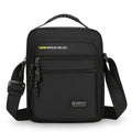 Men's waterproof nylon crossbody bag in green colour with urban style design