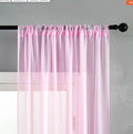 Modern black vertical window curtain with light transmission perforations measuring 150cm wide by 250cm long