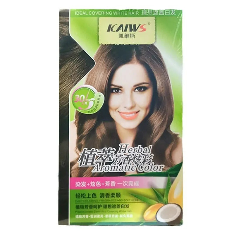 Plant aromatic soft luster mild hair colour cream twin pack tube in 120ml size.
