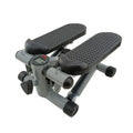 Silver grey hydraulic mini treadmill for home waist slimming exercises