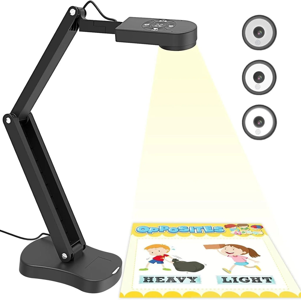 USB webcam with microphone for computer video calls and live streaming