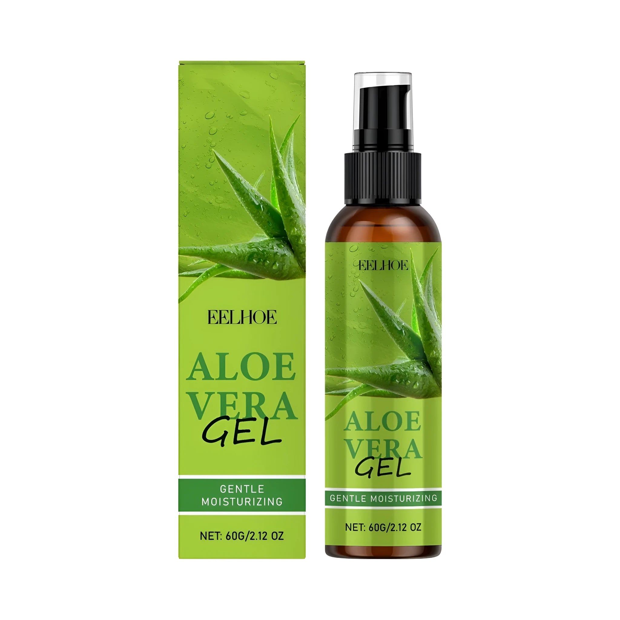 60g container of aloe vera skincare gel with hydrating ingredients