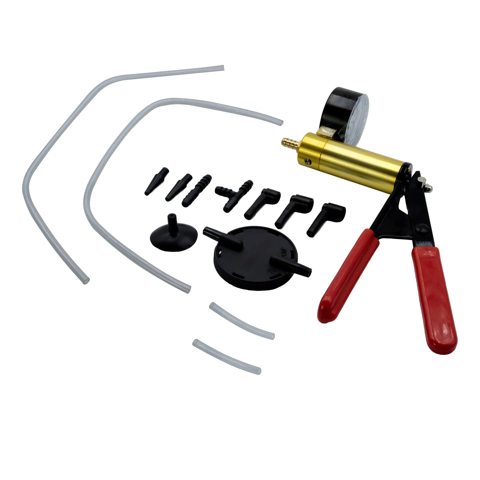 Manual vacuum air blow gun tool with aluminium alloy construction for automotive repair