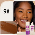 Feeding bottle of BB cream liquid foundation concealer in one of ten shades, labelled 1# to 10#.