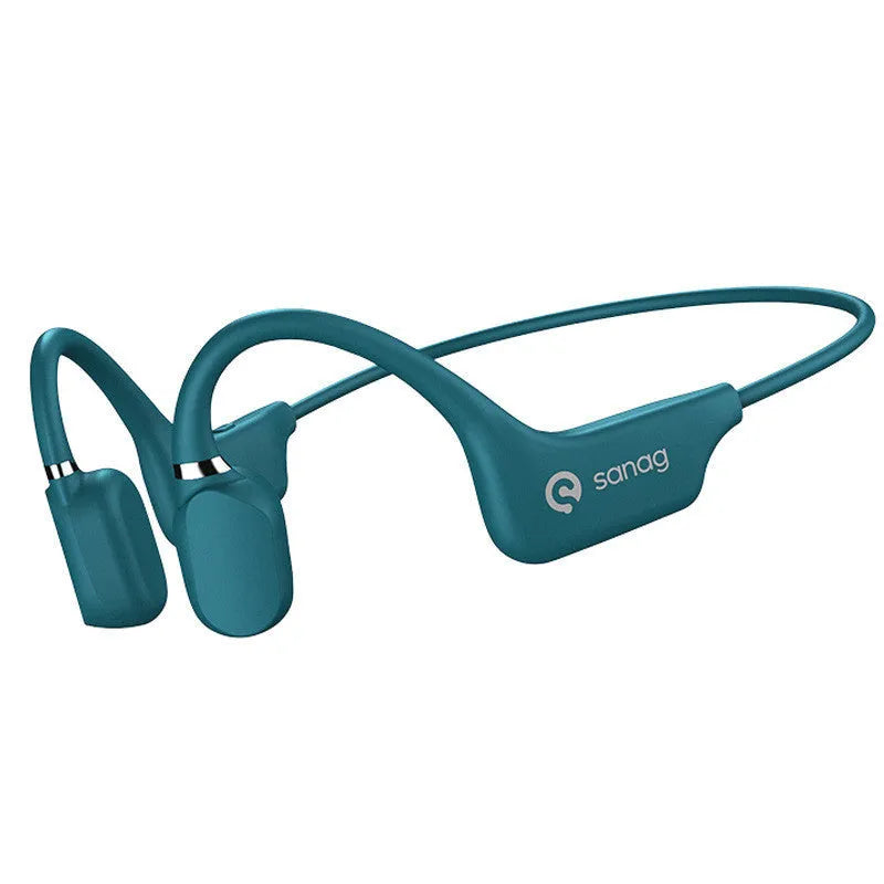 Bone conduction Bluetooth sports headset in neckband design with six colour options