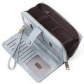 PU expanding women's long wallet passport bag with RFID protection in multiple colour options