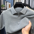 Men's loose fit pure cotton short sleeve pullover sweater in multiple colours