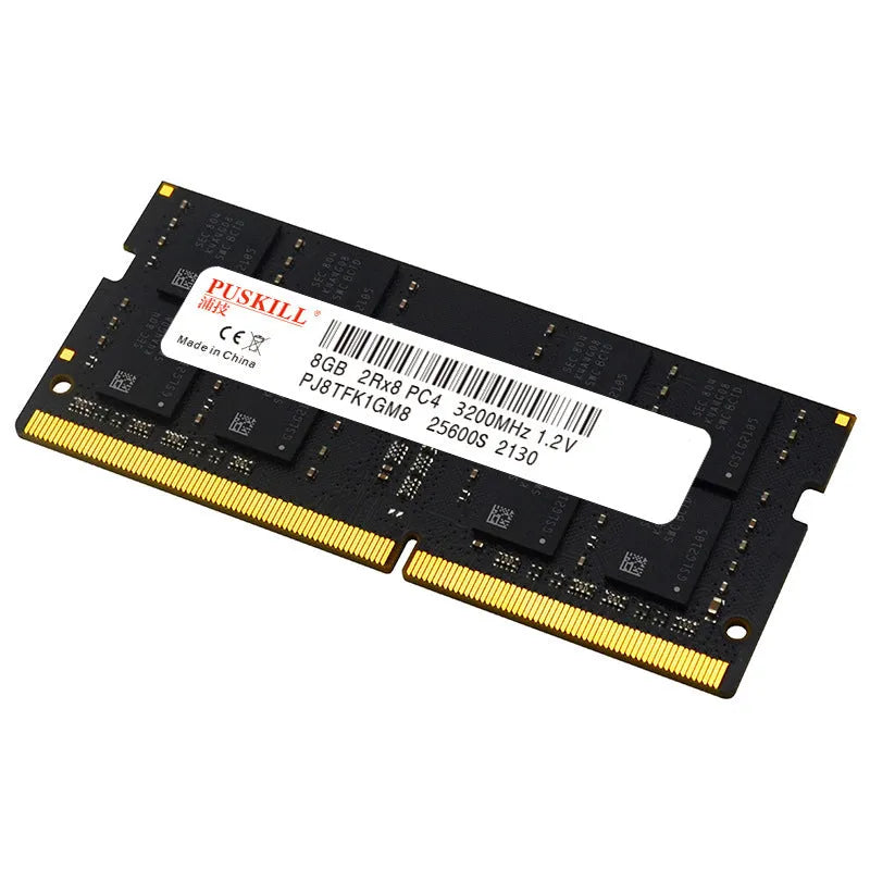 DDR4 notebook memory module with 260-pin SO-DIMM connector for laptop upgrades