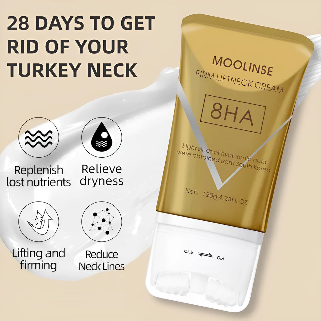 Neck firming massage cream bottle with 120ml volume for daily neck care application