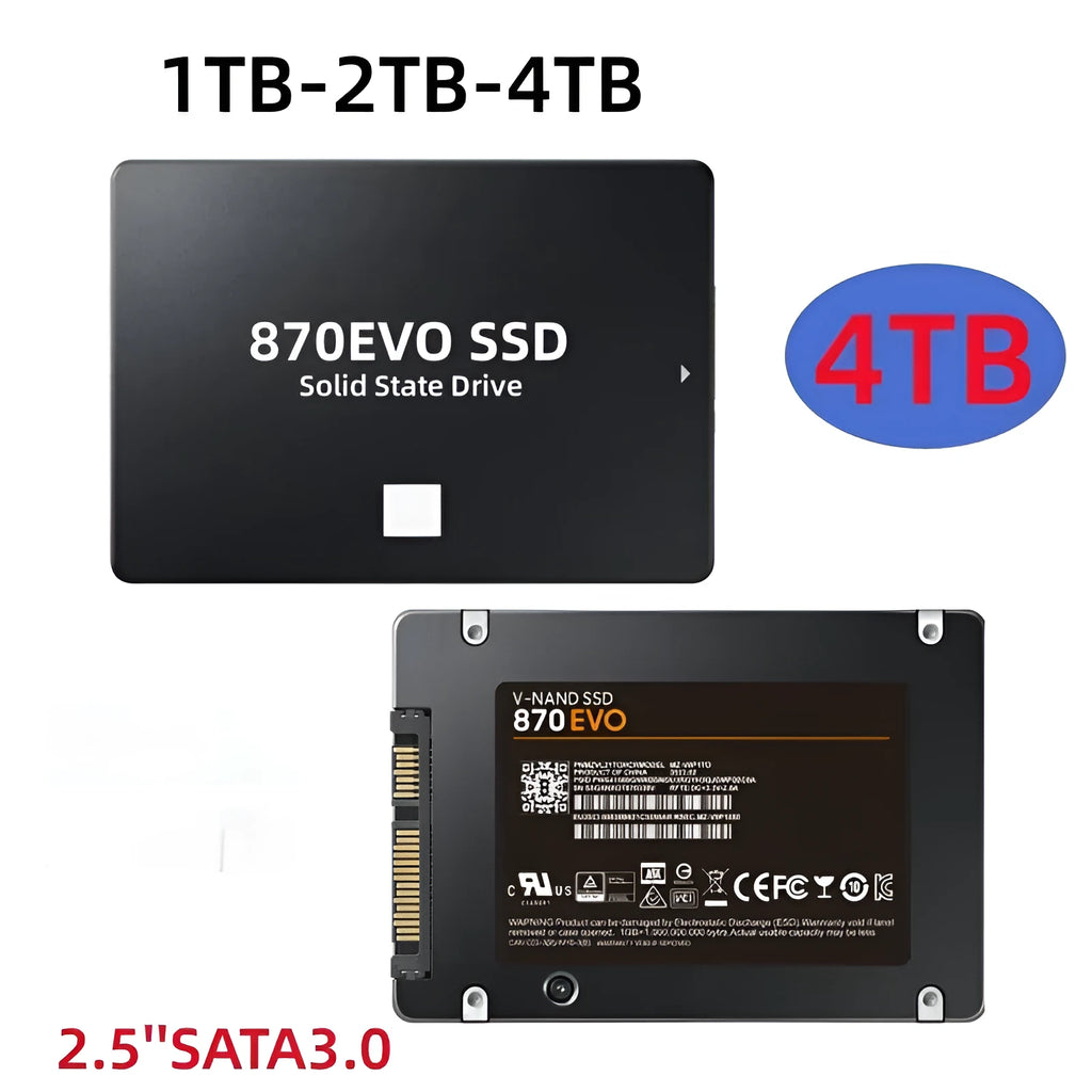Samsung 870 EVO 2.5-inch SATA III internal solid-state drive for desktop and laptop storage upgrades.