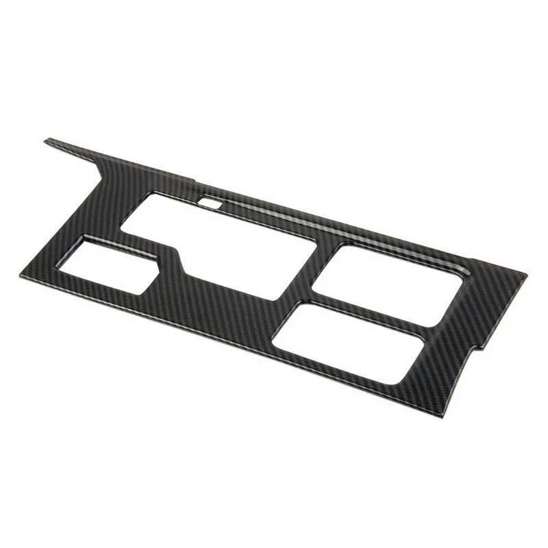 Central gear box gear plastic modified piece in carbon fibre ABS 40.5x15.5x4 mm