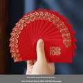 Mini wedding pick-up red packet in Chinese style with paper construction, multiple colour options