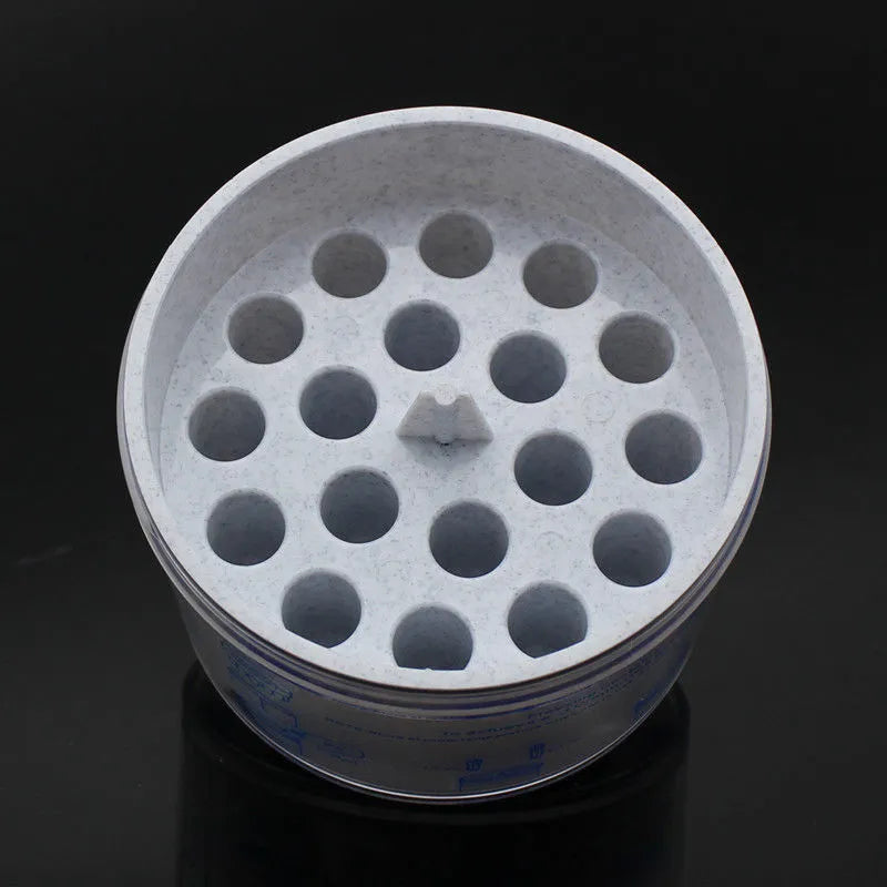 Orange and blue process cooling box with gradient freezing and freezer cell recovery functions