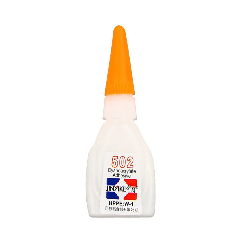 Instant strong adhesive tube for shoe repair showing 3g and 8g size options