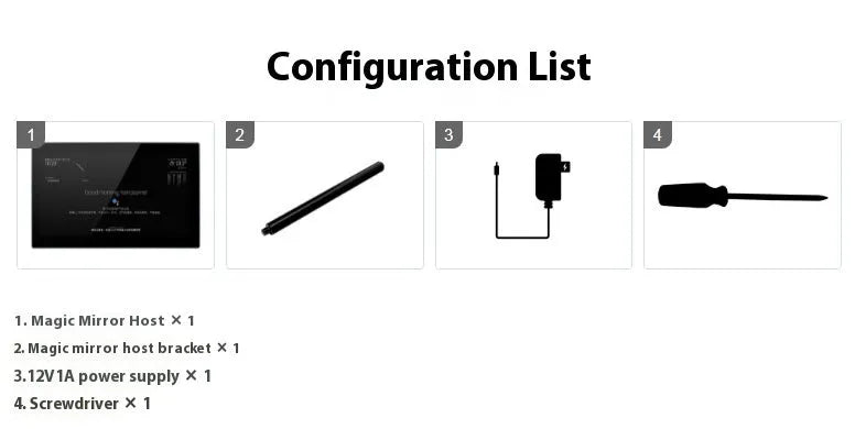 13.3-inch integrated computer touch display with Raspberry Pi CM4 for magic mirror and voice assistant projects