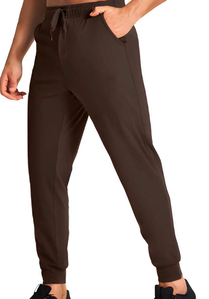 Men's loose fit casual trousers in solid colour with relaxed cut available in multiple sizes