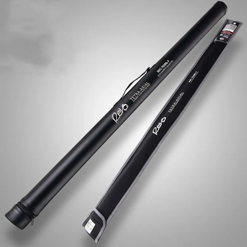 Ultralight long range throwing fishing rod for perch with 2 sections and hard tuning