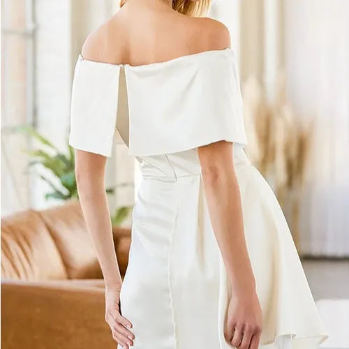 Women's strapless high-waist dress in matcha green with a patchwork skirt and lace-up back.