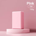 Solid colour EVA foam yoga block with hexagonal sides and ridges for grip
