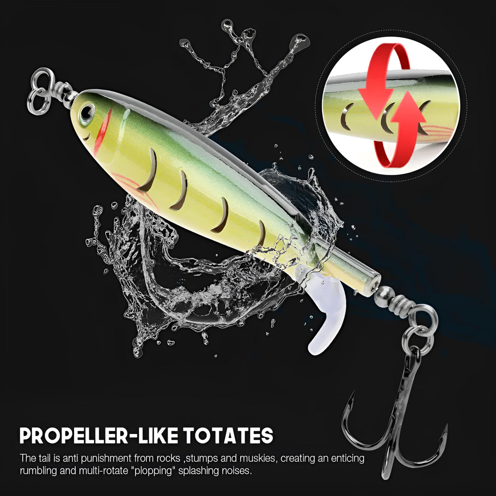 Hard plastic fishing lure measuring 7.5cm with bionic design for predator species