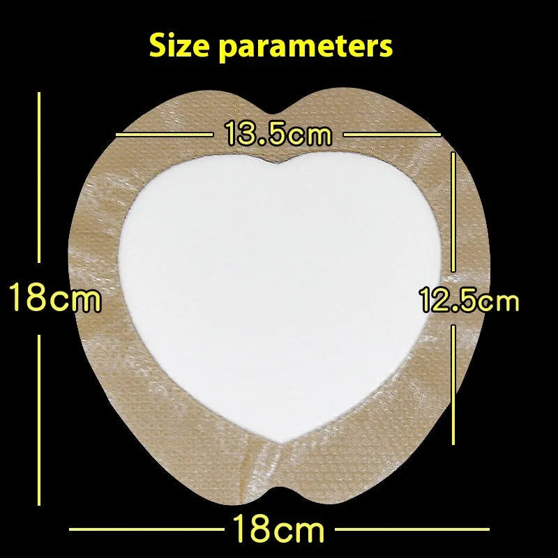 Large skin-colour silicone bedsore sticker for pressure relief and ulcer prevention