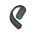 B01 Bluetooth ear hook headset in black with bone conduction for sports