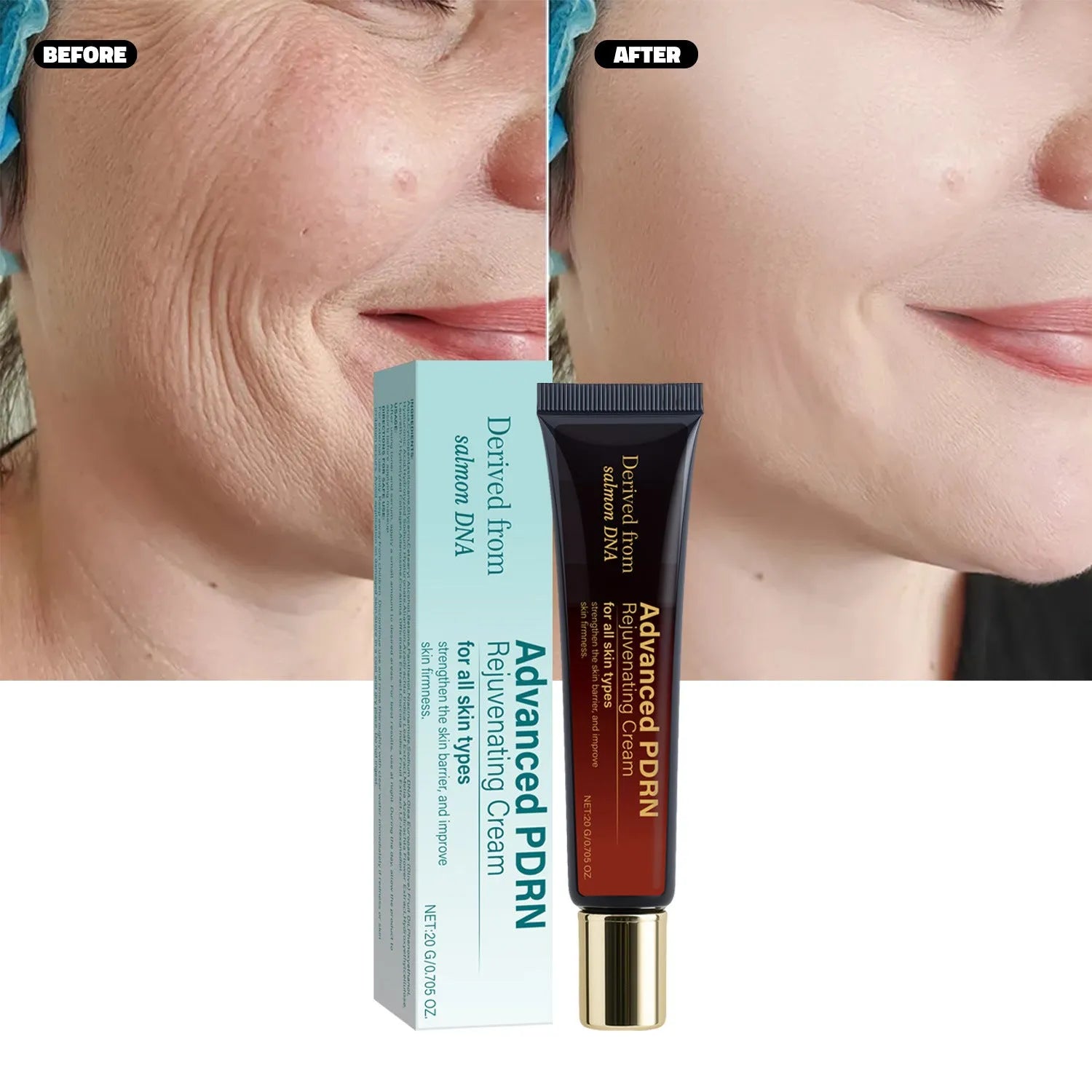 20ml Skin-Activating Cream tube for facial moisturising and firming with hyaluronic acid