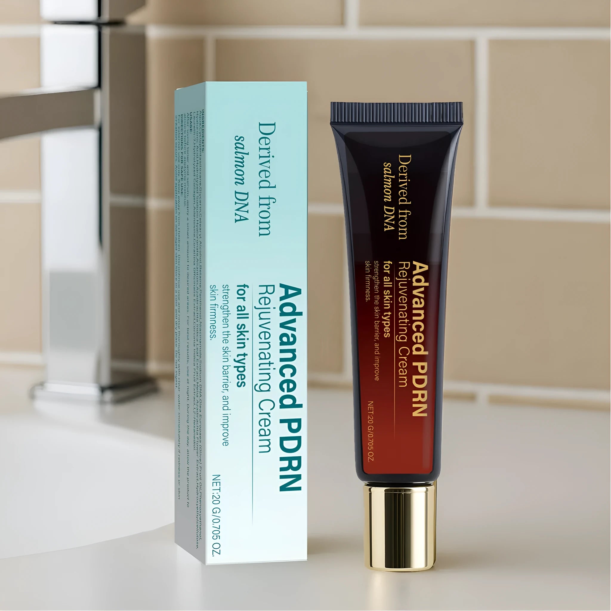 20ml Skin-Activating Cream tube for facial moisturising and firming with hyaluronic acid