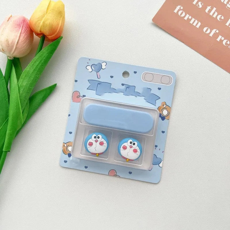 Cartoon magnetic protection data cable fixer for desktop organisation in various colour styles