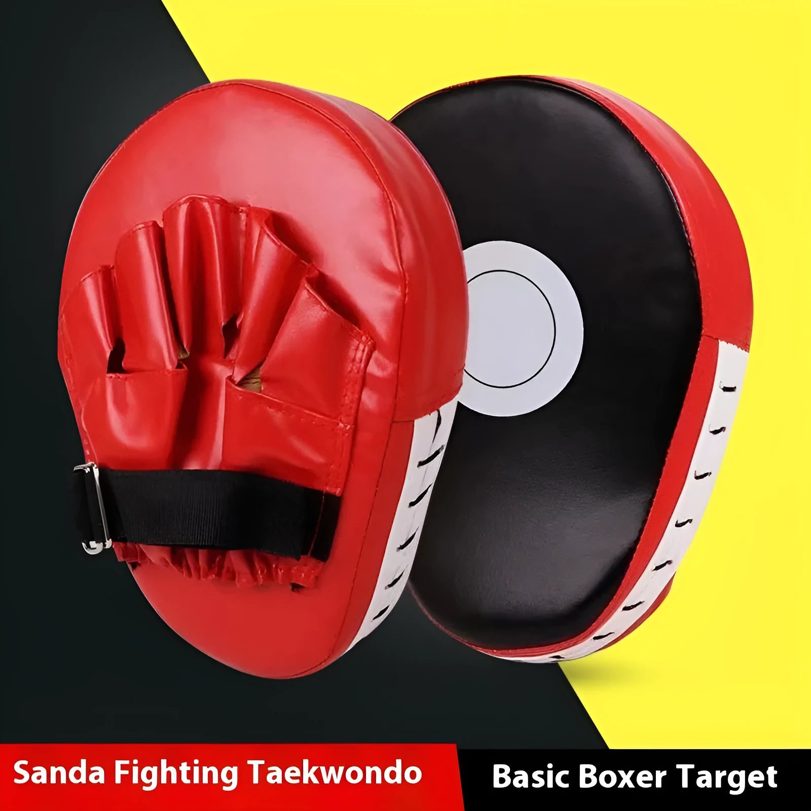 Curved boxing training mitts for Muay Thai and Sanda with multiple colour options
