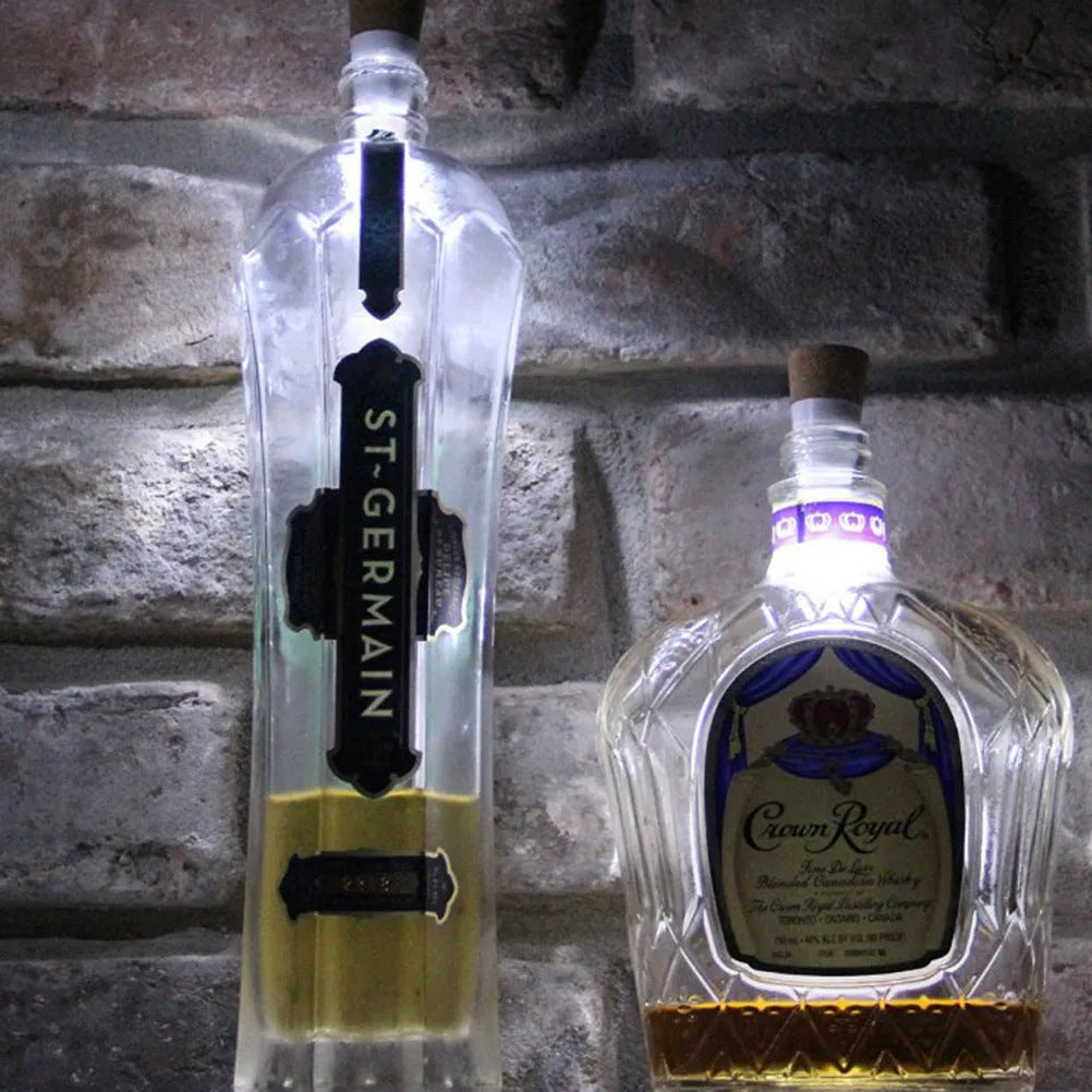 LED rechargeable bottle cap light with plastic shell and 15 LED lamp beads