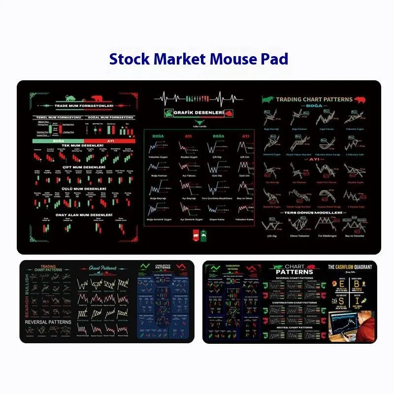 Black rubber calculator mouse pad with anti-slip base on desktop