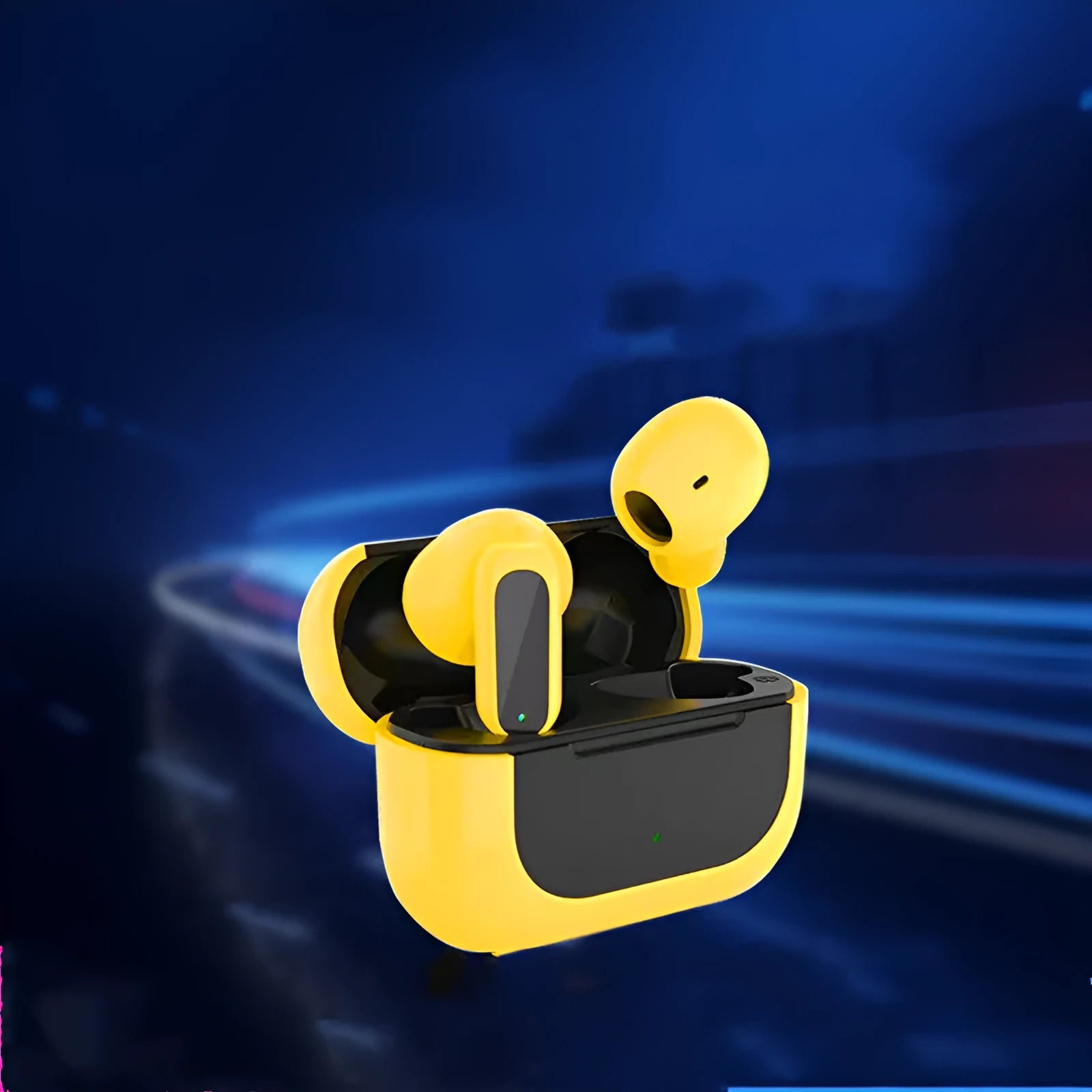 Jerry the Mouse cartoon character themed wireless Bluetooth headphones in yellow colour