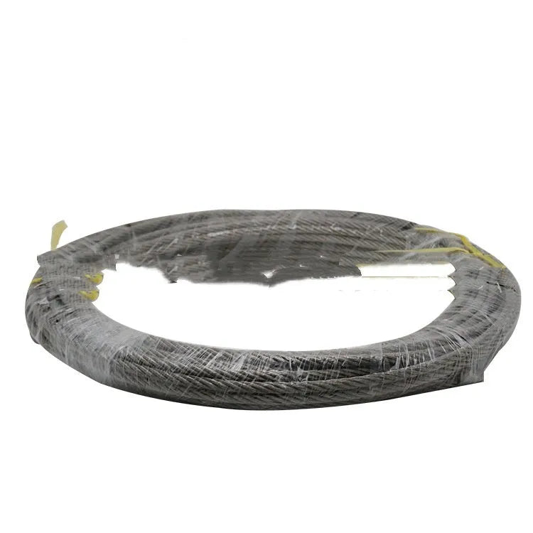 Ziptreck 10 metre pulley slide rope set with handle, safety retractor, and multiple alloy steel components