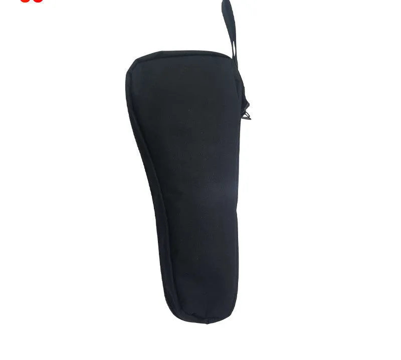 Black cloth storage bag for mobile phone stabilizer accessories and cables