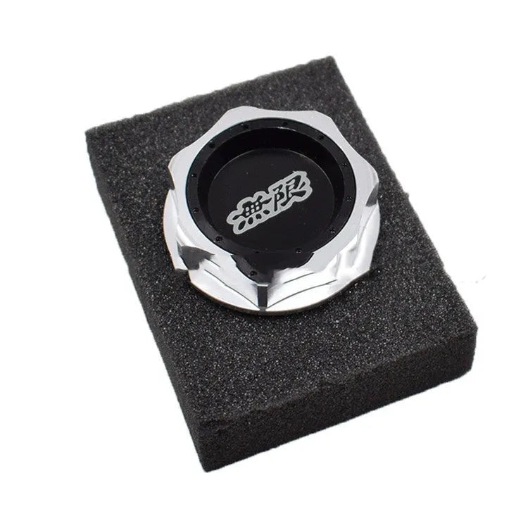 Aluminium alloy oil filter cap for Honda vehicles in six colour options.